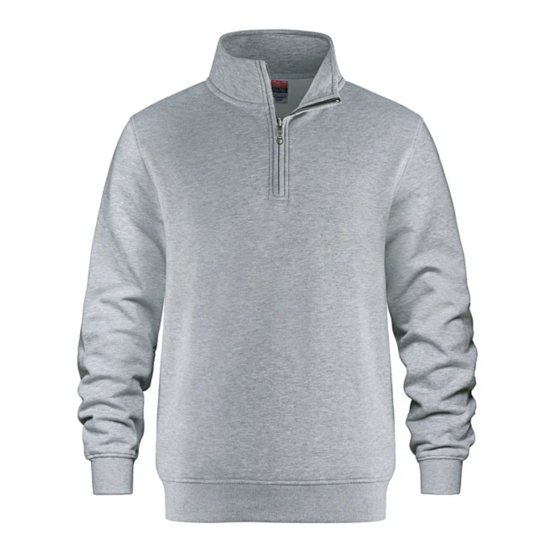 Cotton Fleece 1/4 Zip — Athletic Grey Heather