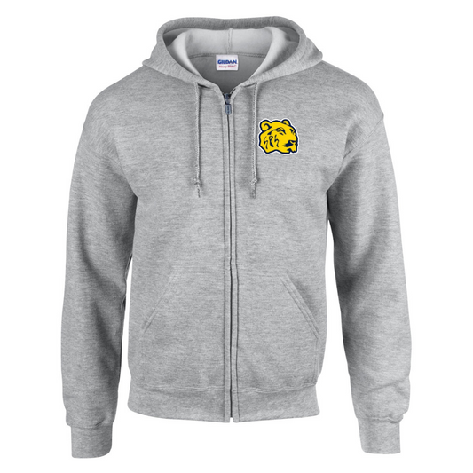 Cotton full zip hoodie