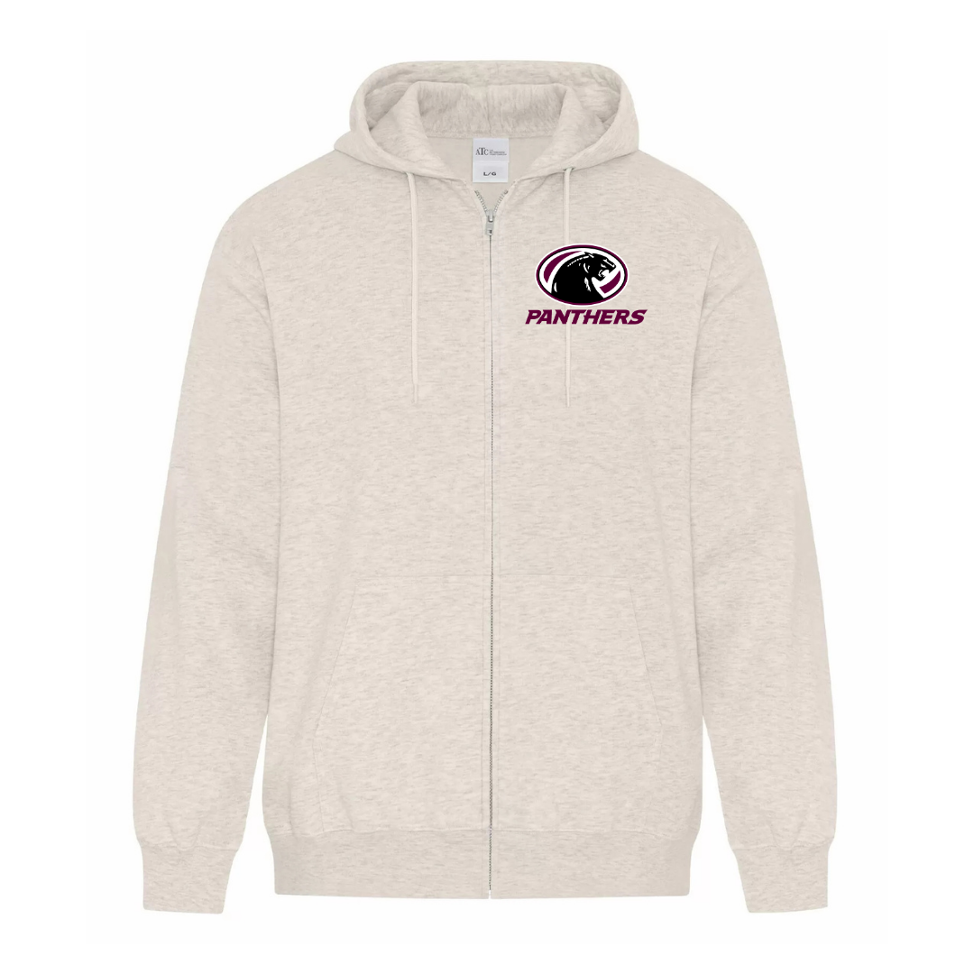 Cotton Full Zip Hoodie - Throwback Logo