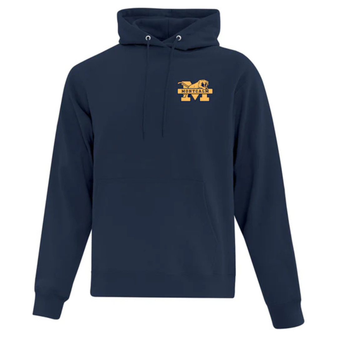 Cotton Fleece Hoodie - Left Chest