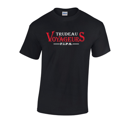 Cotton Short Sleeve Shirt - Text Logo - Youth