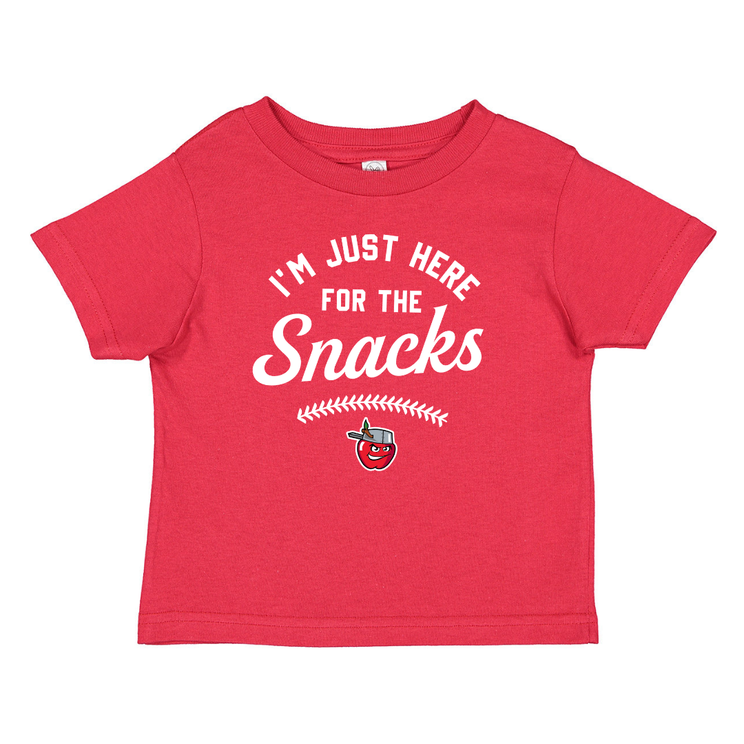 Toddler Tee - I'm Just Here for the Snacks