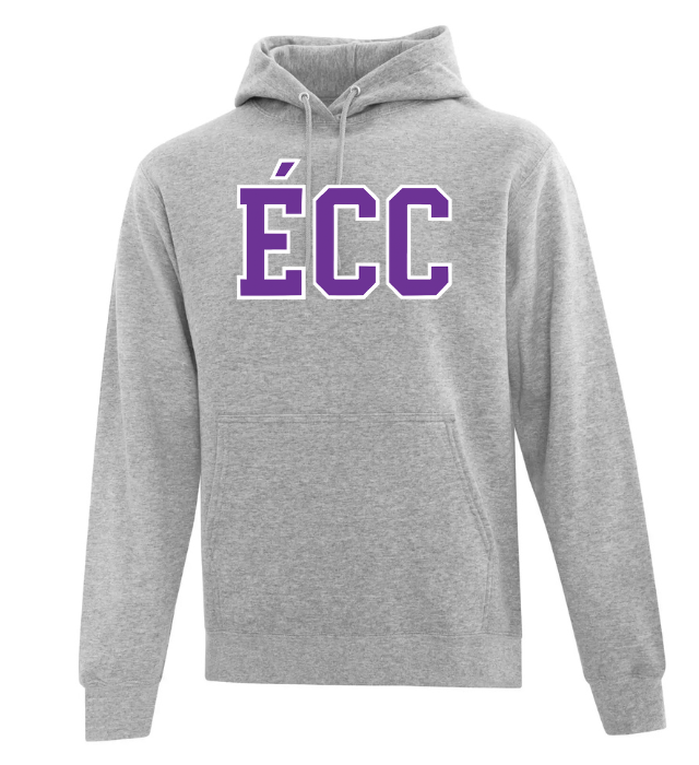 Cotton Fleece Hoodie - Sewn Text