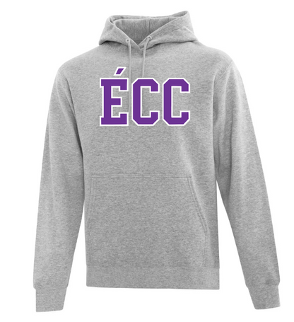 Cotton Fleece Hoodie - Sewn Text