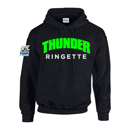 Cotton Hoodie - Neon Text - Youth