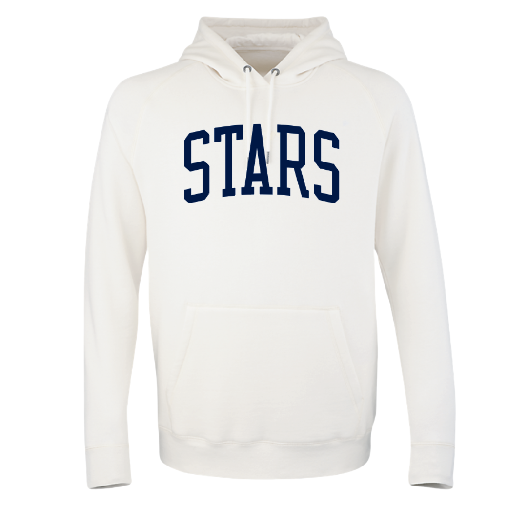 Cotton Fleece Hoodie - Twill Text Logo