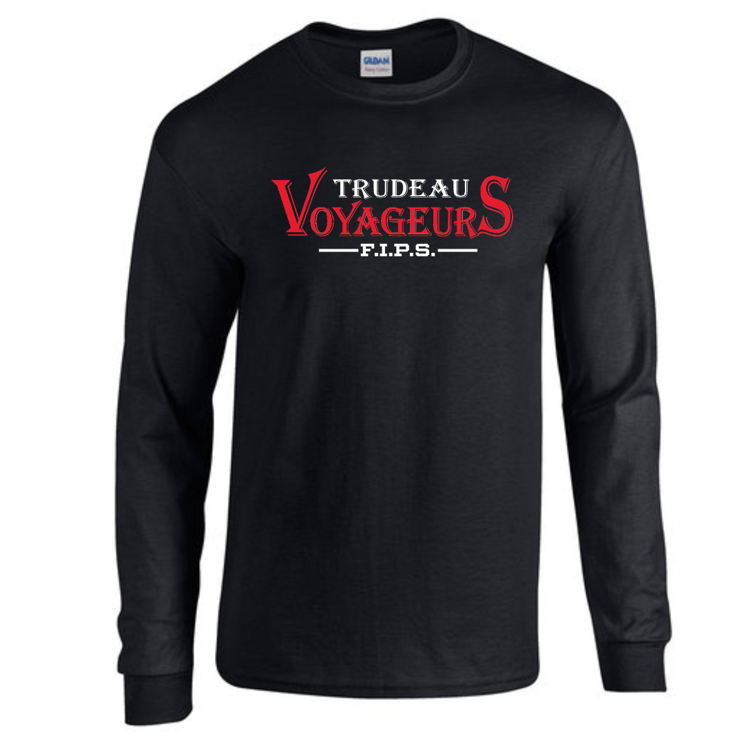 Cotton Long Sleeve Shirt - Text Logo