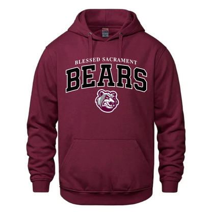 Cotton Fleece Hoodie - Sewn/Embroidered Logo