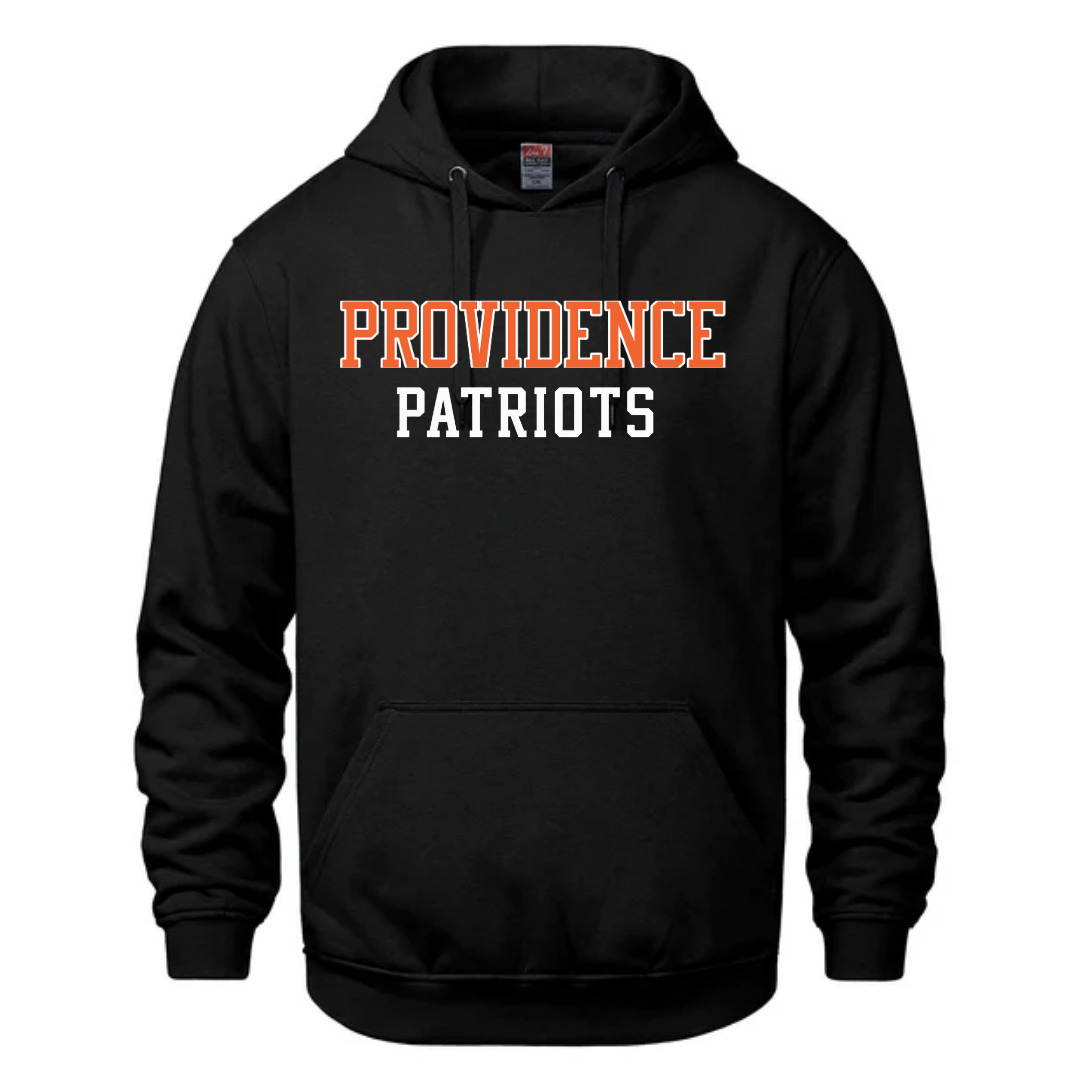 Cotton Fleece Hoodie - Sewn Text