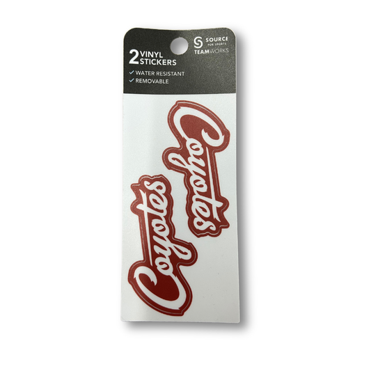 Coyotes Helmet Stickers 2 Pack
