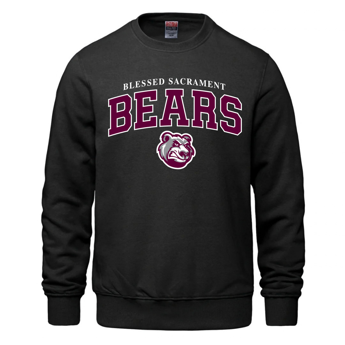 Crewneck Fleece Crewneck - Sewn/Embroidered Logo - Youth
