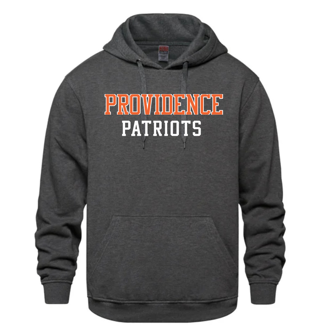 Cotton Fleece Hoodie - Sewn Text