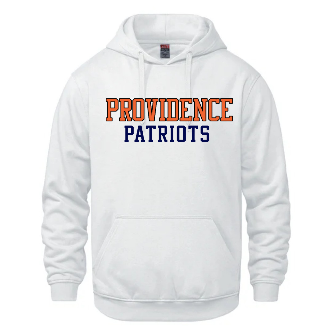 Cotton Fleece Hoodie - Sewn Text