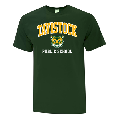 Cotton Short Sleeve Shirt - Varsity Logo - Youth