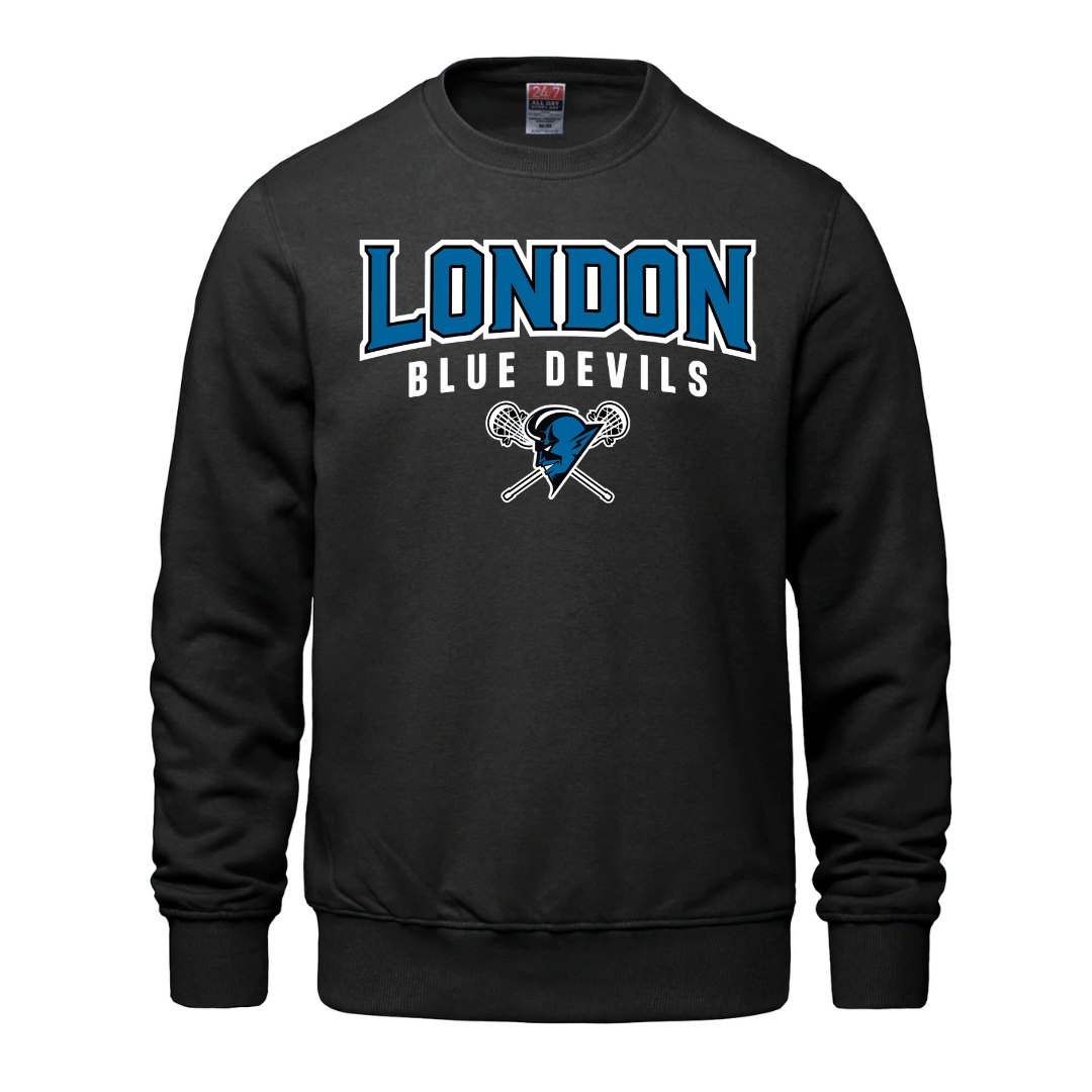 Fleece Crewneck - Applique - Youth