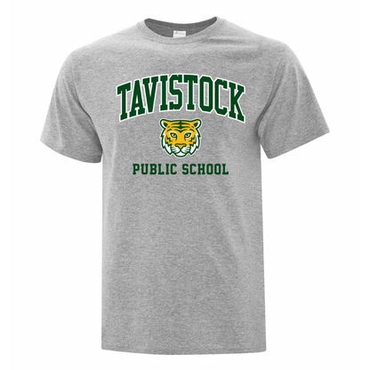 Cotton Short Sleeve Shirt - Varsity Logo - Youth