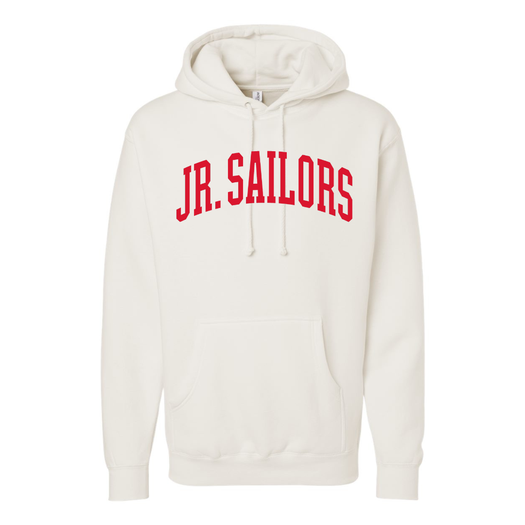 Cotton Fleece Hoodie - Twill Text Logo