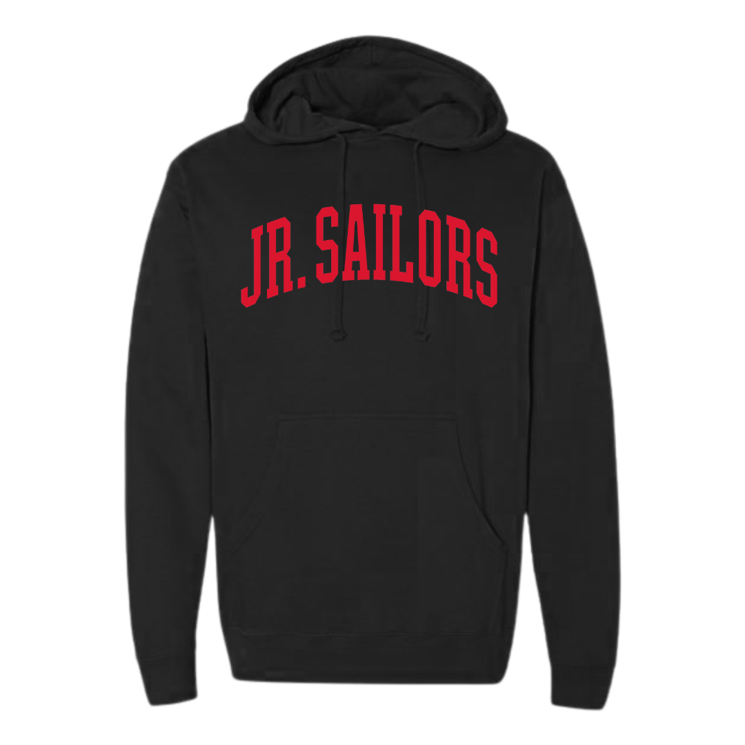 Cotton Fleece Hoodie - Twill Text Logo