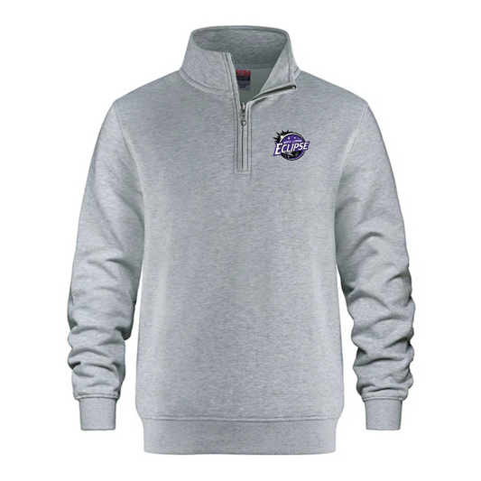 Cotton Fleece 1/4 Zip — Athletic Grey Heather