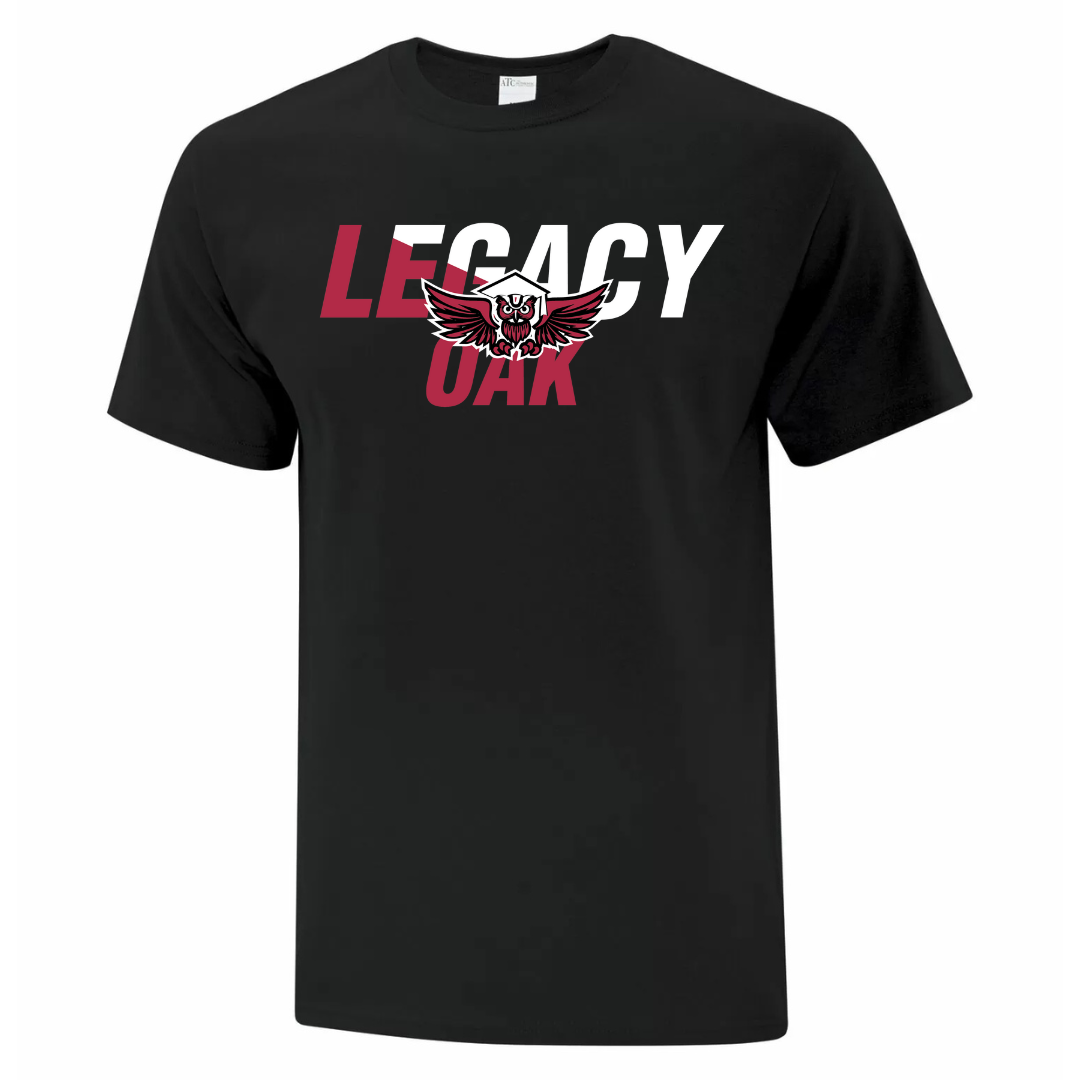 Cotton Tee - Legacy Oak Logo - Youth