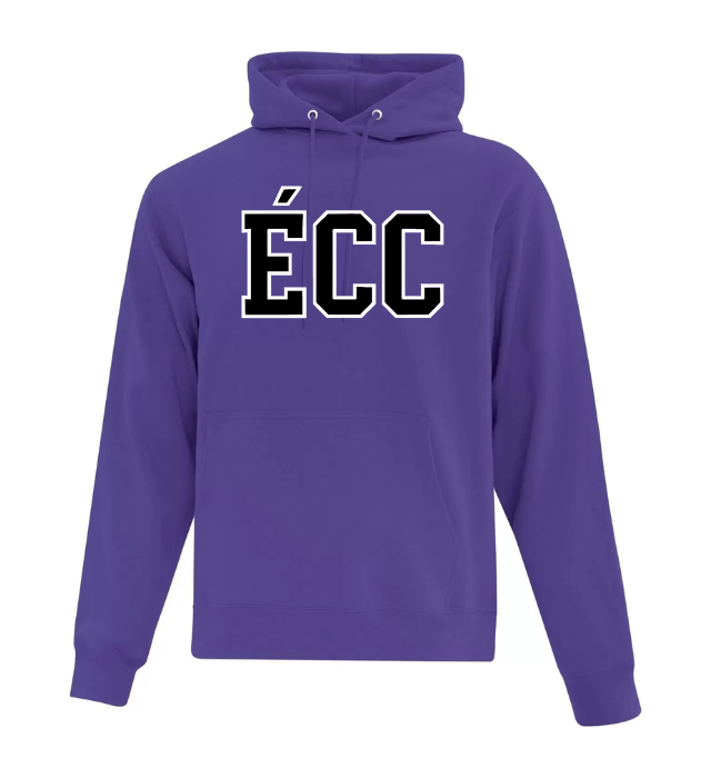 Cotton Fleece Hoodie - Sewn Text