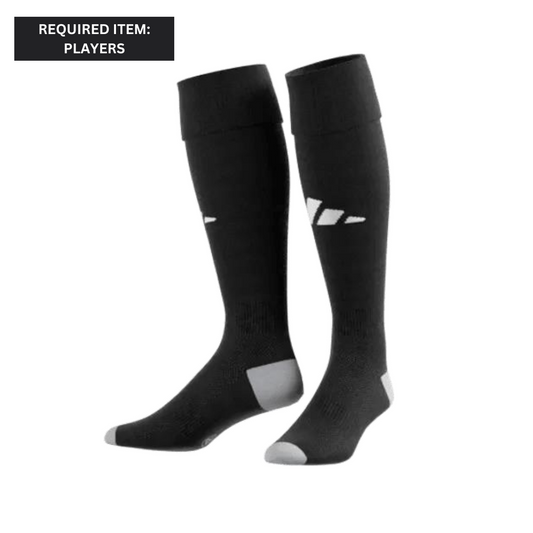 Black Game Sock (Two Required)