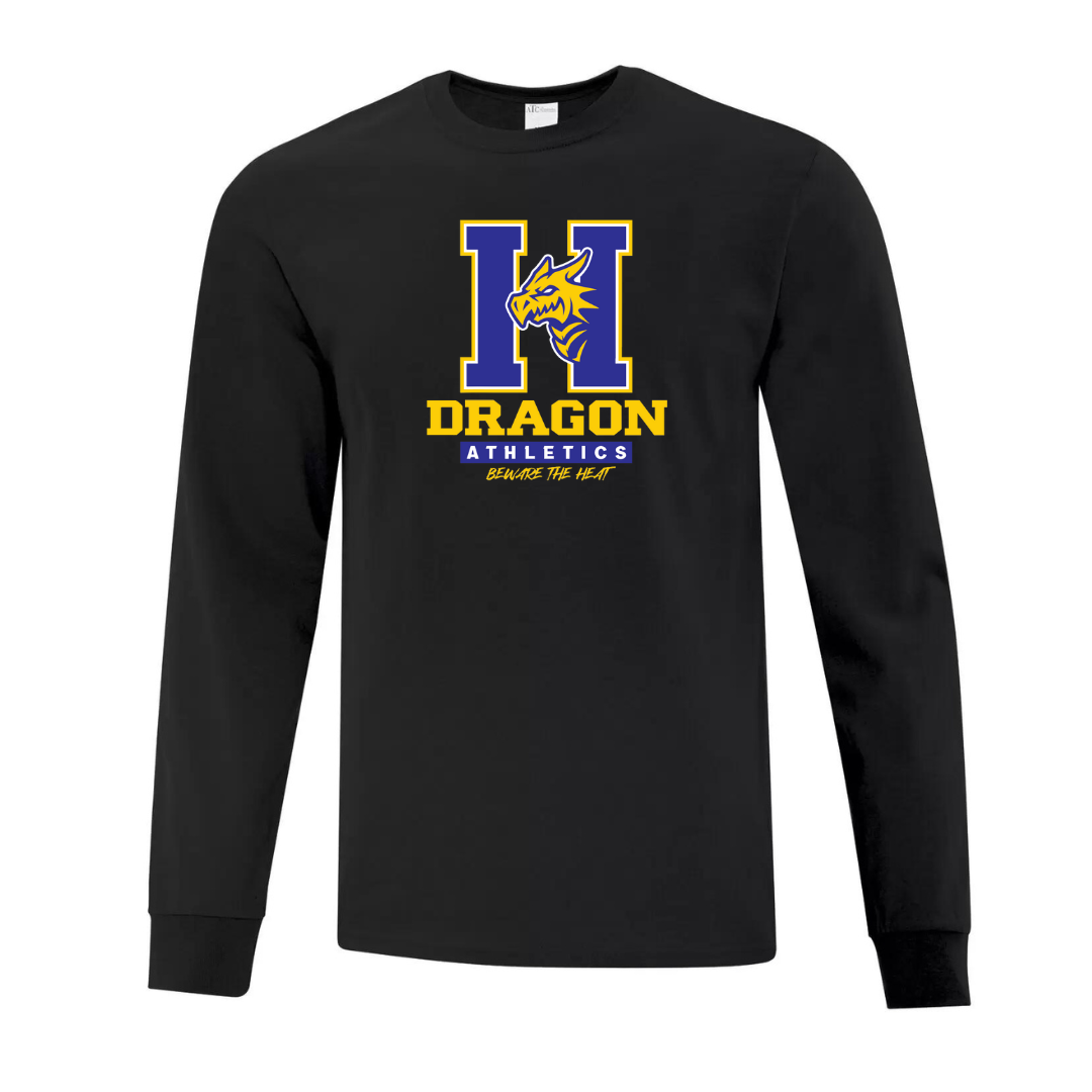 Cotton Longsleeve - Athletics Logo - Youth