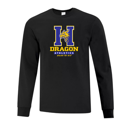 Cotton Longsleeve - Athletics Logo - Youth