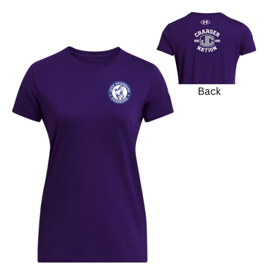 Cotton Blend Athletics T-Shirt - Womens