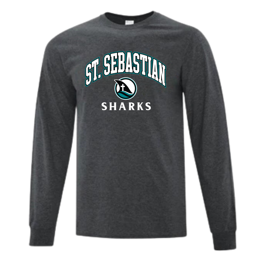 Cotton Longsleeve - Varsity Logo - Youth