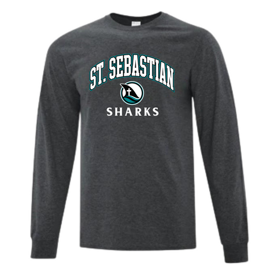 Cotton Longsleeve - Varsity Logo - Youth