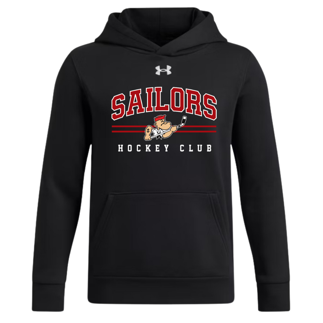 Icon Fleece Hoodie - Text Logo - Youth