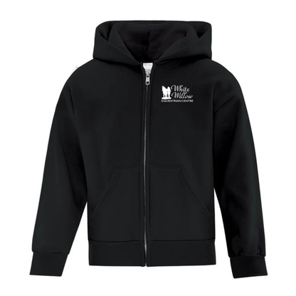 Cotton Fleece Full Zip Hoodie - Youth