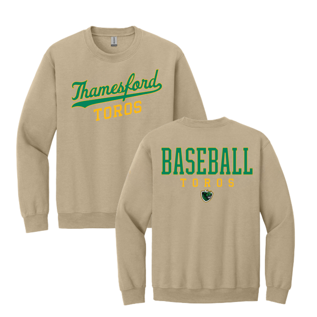 Fleece Crewneck - Toros Front and Back