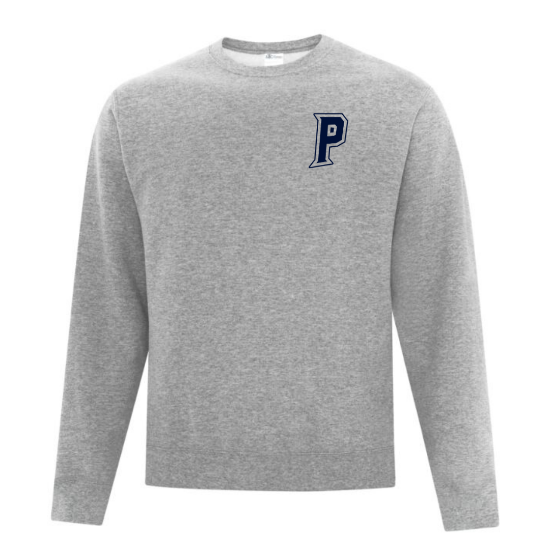 Fleece Crewneck - Letter Logo