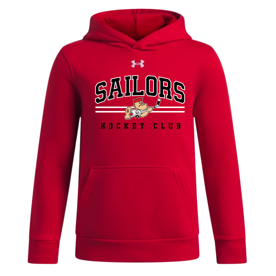 Icon Fleece Hoodie - Text Logo - Youth