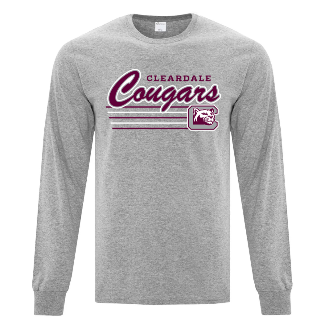 Cotton Longsleeve - Text Logo - Youth
