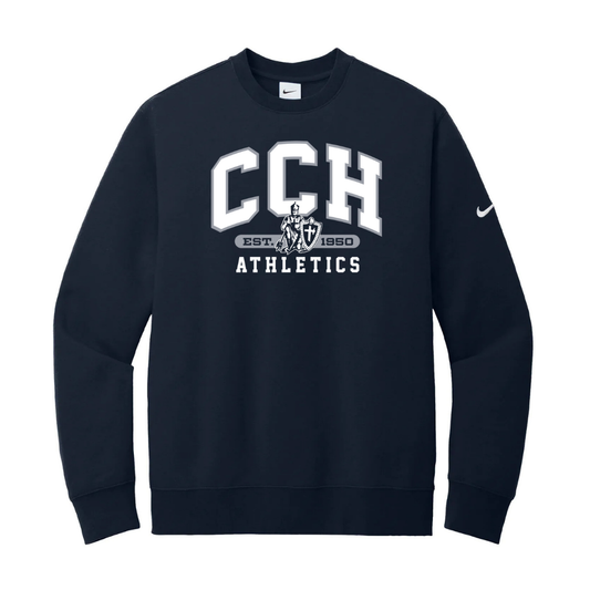 Club Fleece Crewneck - Sewn/Embroidered Logo