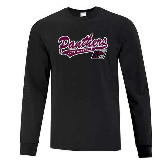 Cotton Longsleeve - Screenprint Logo - Youth