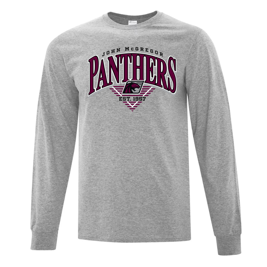 Cotton Longsleeve - Screenprint Logo - Youth