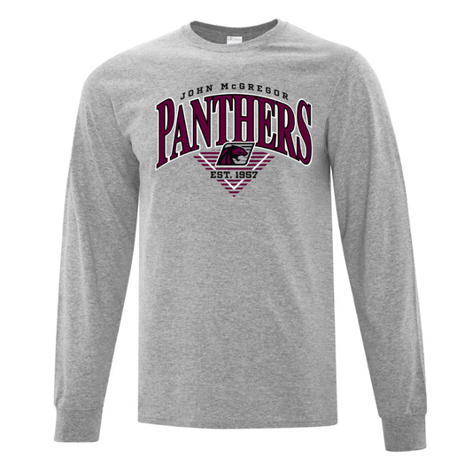 Cotton Longsleeve - Screenprint Logo - Youth