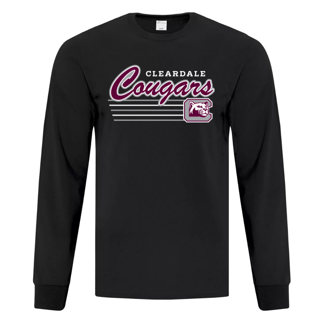 Cotton Longsleeve - Text Logo - Youth