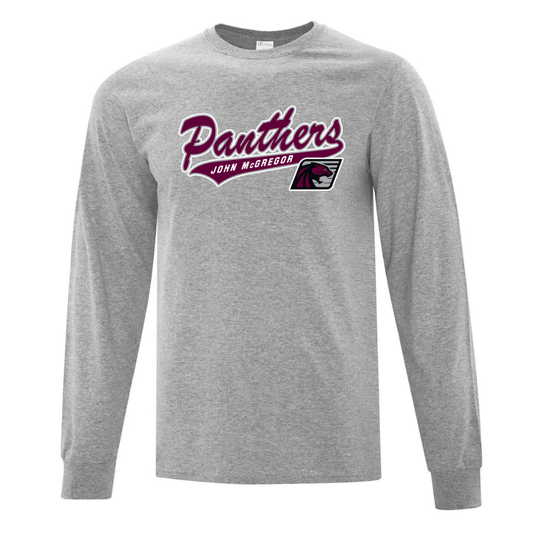 Cotton Longsleeve - Screenprint Logo - Youth