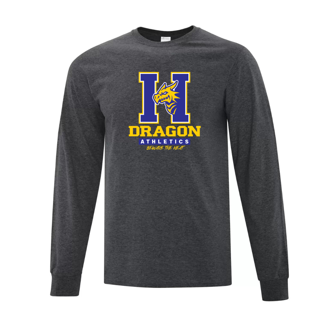 Cotton Longsleeve - Athletics Logo - Youth