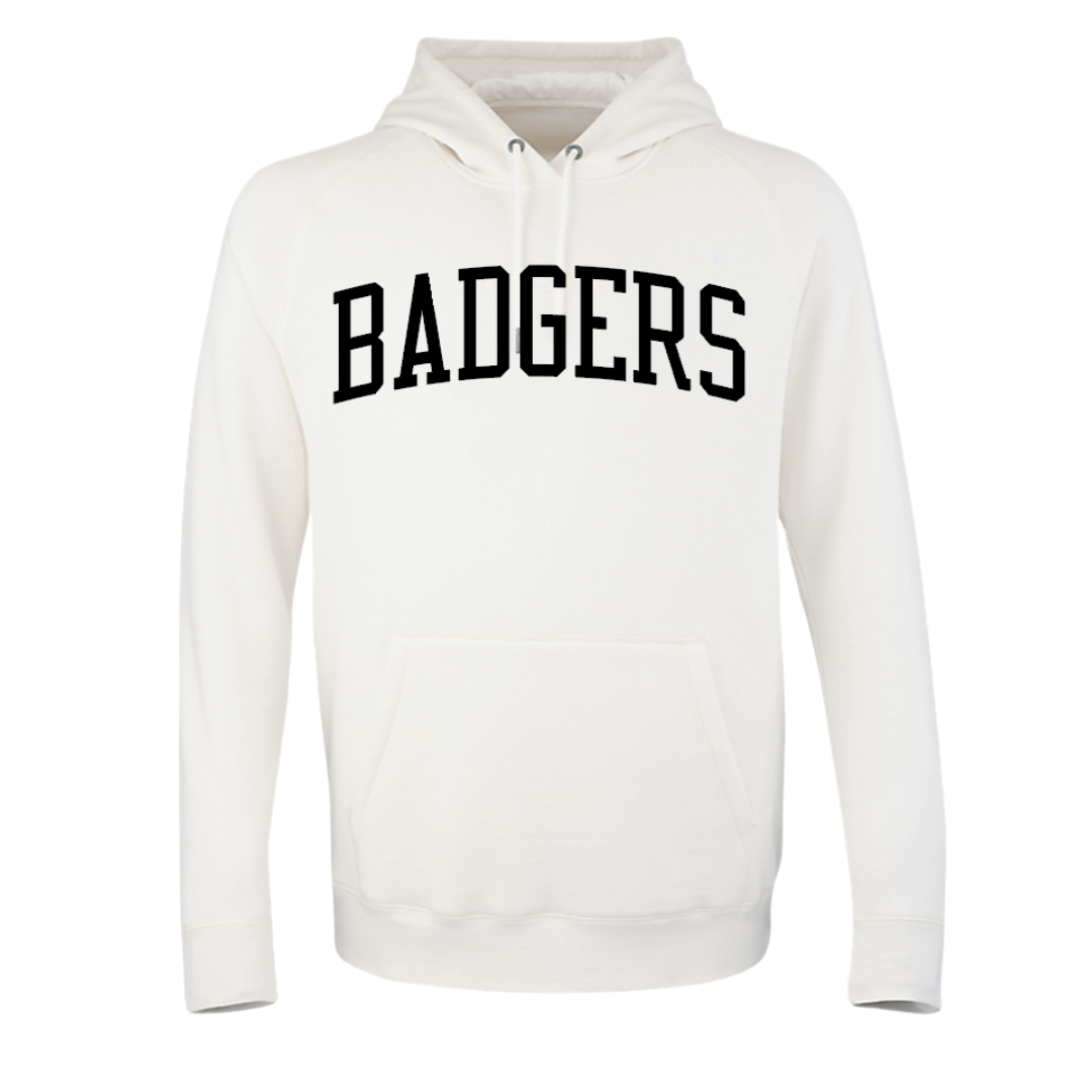 Cotton Fleece Hoodie - Twill Text