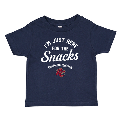 Toddler Tee - I'm Just Here for the Snacks