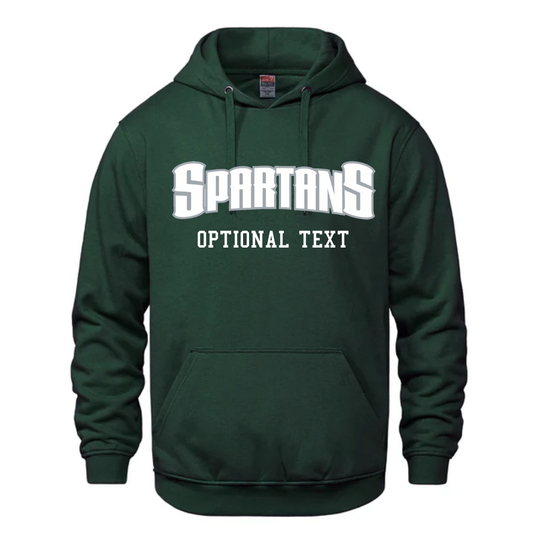 Cotton Fleece Hoodie - Text Design