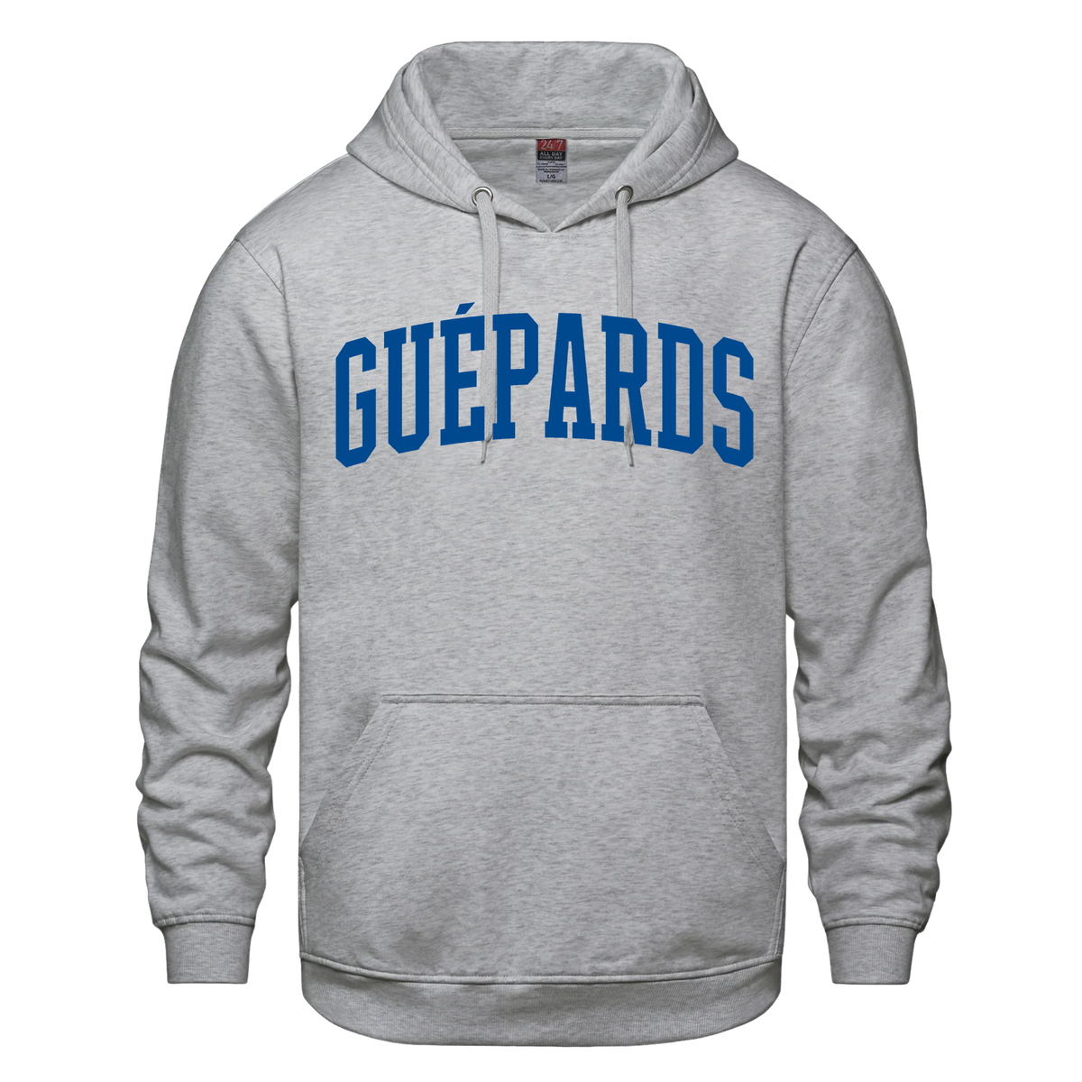 Cotton Fleece Hoodie - Sewn Text