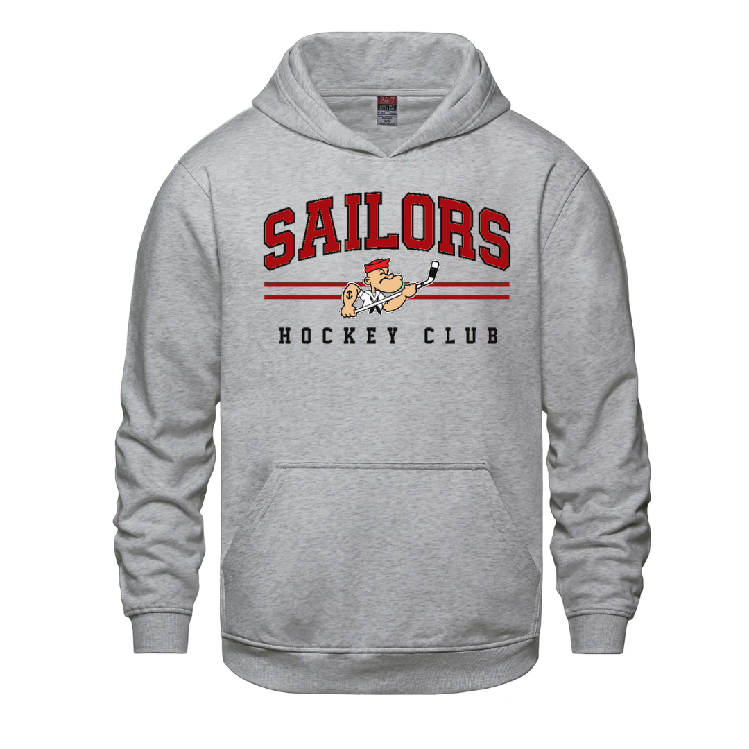 Cotton Fleece Hoodie - Text Logo - Youth