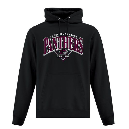 Fleece Hoodie - Screenprint Logo - Youth